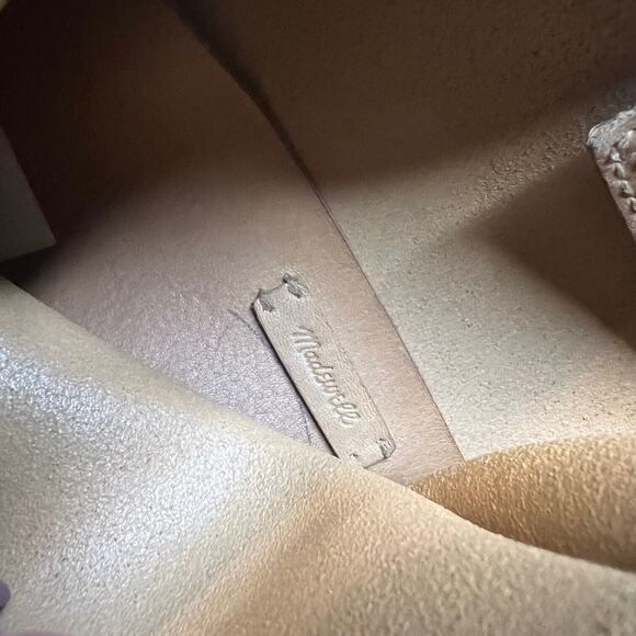 Madewell Sydney Crossbody Bag Snakeskin Embossed Leather Handle Removable Strap - Picture 6 of 16